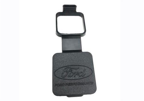 Ford Racing Rubber 2in Hitch Receiver Cover w/Ford Oval/Ford Performance Logo thumbnail 1