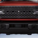Ford Racing 2021+ Bronco Grille Lettering Overlay Kit - Black thumbnail 1