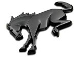 Ford Racing Bronco Rear Emblem - Matte Black thumbnail 1
