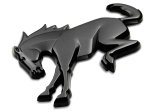 Ford Racing Bronco Rear Emblem - Matte Black thumbnail 3