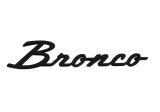 Ford Racing 21-24 Bronco Classic Script Fender Badge Kit - Gloss Black thumbnail 8