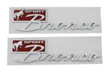 Ford Racing Bronco Sport Script Fender Badge Kit thumbnail 9