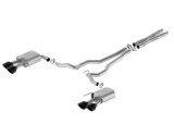Ford Racing 2024 Mustang 5.0L Extreme Non-Active Cat-Back Exhaust w/Valance - Black Tip thumbnail 2