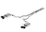 Ford Racing 2024 Mustang 5.0L Extreme Non-Active Cat-Back Exhaust w/Valance - Black Tip thumbnail 7