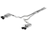 Ford Racing 2024 Mustang 5.0L Sport Non-Active Cat-Back Exhaust w/Valance - Black Tip thumbnail 4