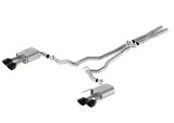 Ford Racing 2024 Mustang 5.0L Sport Non-Active Cat-Back Exhaust w/Valance - Black Tip thumbnail 7
