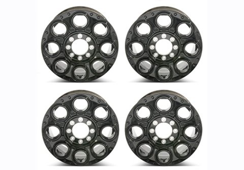 Ford Racing 23-24 Super Duty 20x8in Caliber Wheel Kit - Gloss Black