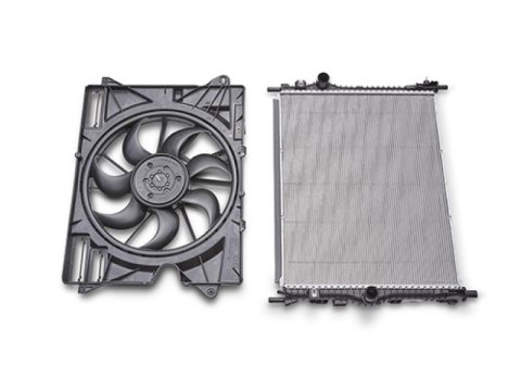 Ford Racing 2024+ Ford Mustang Dark Horse Radiator w/ Fan thumbnail 9