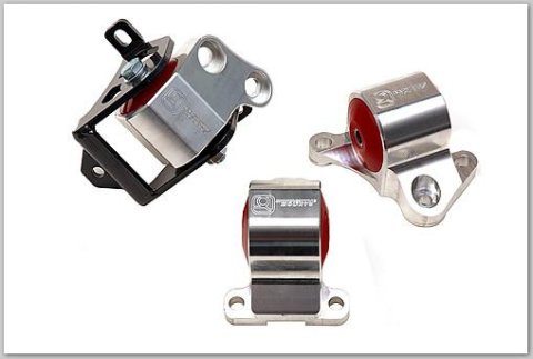 Innovative 96-00 Civic B/D Series Black Aluminum Mounts 60A Bushings (2 Bolt) thumbnail 1