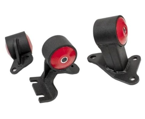 Innovative 88-91 Civic B-Series Black Steel Mounts 60A Bushings (RHD Only Cable) thumbnail 2