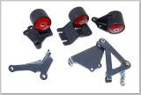 Innovative 90-93 Integra B-Series Black Steel Mounts 75A Bushings (Cable to Hydro Conversion) thumbnail 1