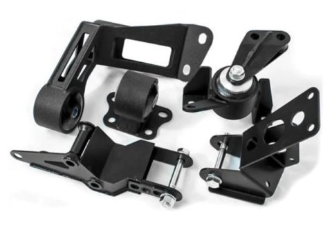Innovative Mounts 05-12 Lotus ELISE/EXIGE K-Series Black Steel Mounts 75A Bushings thumbnail 1