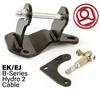 Innovative 96-00 Civic B-Series Black Steel Hydro to Cable Trans Conversion Bracket and Actuator thumbnail 4