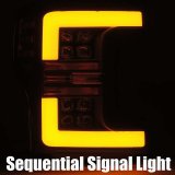 AlphaRex 17-19 Ford F-250 SD NOVA LED Proj Headlights Plank Style Matte Blk w/Activ Light/Seq Signal thumbnail 4