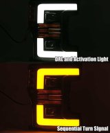 AlphaRex 17-19 Ford F-250 SD PRO-Series Proj Headlights Plank Style Black w/Activ Light/Seq Signal thumbnail 6