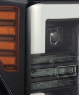 AlphaRex 17-19 Ford F-250 SD PRO-Series Proj Headlights Plank Style Black w/Activ Light/Seq Signal thumbnail 8