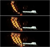 AlphaRex 10-12 Ford Mustang LUXX LED Proj Headlights Plank Style Chrome w/Activ Light/Seq Signal thumbnail 5