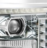 AlphaRex 11-16 Ford F-350 SD LUXX LED Proj Headlights Plank Style Chrm w/Activ Light/Seq Signal/DRL thumbnail 3