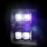 AlphaRex 11-16 Ford F-350 SD NOVA LED Projector Headlights Plank Style Blk w/Activ Light/Seq Signal thumbnail 9
