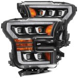 AlphaRex 17-20 Ford Raptor NOVA LED Proj Headlights Plank Style Matte Black w/Activ Light/Seq Signal thumbnail 2
