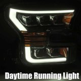 AlphaRex 17-20 Ford Raptor NOVA LED Proj Headlights Plank Style Matte Black w/Activ Light/Seq Signal thumbnail 6