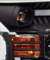 AlphaRex 15-17 Ford F-150 PRO-Series Projector Headlights Plank Style Black w/Activ Light/Seq Signal thumbnail 7