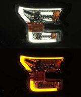 AlphaRex 15-17 Ford F-150 PRO-Series Projector Headlights Plank Style Chrm w/Activ Light/Seq Signal thumbnail 8