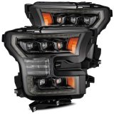 AlphaRex 17-20 Ford Raptor NOVA LED Proj Headlights Plank Style Alpha Black w/Activ Light/Seq Signal thumbnail 3