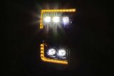 AlphaRex 17-20 Ford Raptor NOVA LED Proj Headlights Plank Style Alpha Black w/Activ Light/Seq Signal thumbnail 6