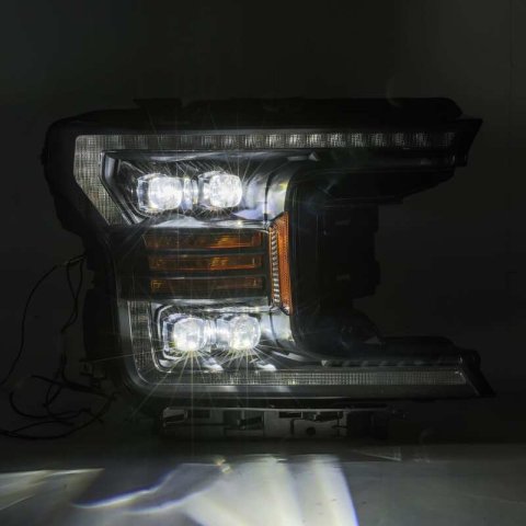 AlphaRex 18-19 Ford F-150 NOVA LED Proj Headlights Plank Style Matte Black w/Activ Light/Seq Signal thumbnail 6