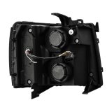AlphaRex 07-13 Chevy 1500HD PRO-Series Proj Headlight Plank Style Matte Blk w/Activ Light/Seq Signal thumbnail 5