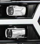 AlphaRex 07-13 Chevy 1500HD PRO-Series Proj Headlight Plank Style Gloss Blk w/Activ Light/Seq Signal thumbnail 1