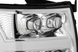 AlphaRex 07-13 Chevy 1500HD NOVA LED Proj Headlights Plank Style Chrm w/Activ Light/Seq Signal thumbnail 5
