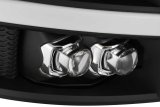 AlphaRex 07-13 Chevy 1500HD NOVA LED Proj Headlights Plank Style Matte Blk w/Activ Light/Seq Signal thumbnail 5