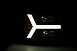 AlphaRex 07-13 Chevy 1500HD NOVA LED Proj Headlights Plank Style Matte Blk w/Activ Light/Seq Signal thumbnail 9