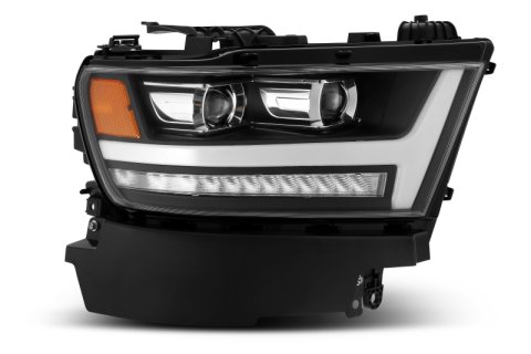 AlphaRex 19-20 Ram 1500HD PRO-Series Proj Headlight Plnk Style Blk w/Activ Light/Seq Signal/Plnk DRL thumbnail 3