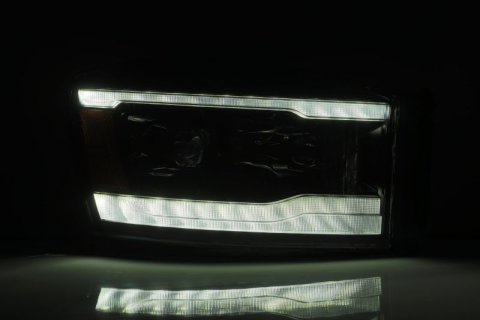 AlphaRex 06-08 Dodge Ram 1500HD PRO-Series Projector Headlights Plank Style Black w/Seq Signal/DRL thumbnail 5