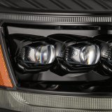 AlphaRex 06-08 Ram 1500HD NOVA LED Proj Headlights Plank Style Alpha Blk w/Seq Signal/DRL/Amber LED thumbnail 4