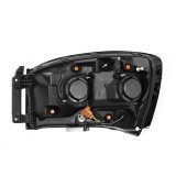 AlphaRex 06-08 Ram 1500HD NOVA LED Proj Headlights Plank Style Alpha Blk w/Seq Signal/DRL/Amber LED thumbnail 6