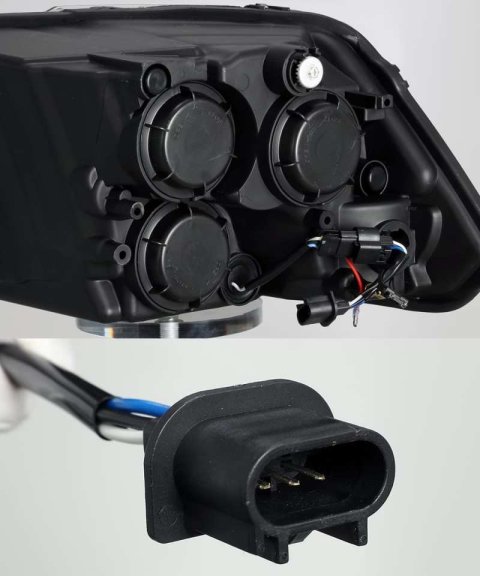AlphaRex 09-18 Dodge Ram 1500HD LUXX LED Proj Headlights Plnk Style Blk w/Activ Light/Seq Signal/DRL thumbnail 3