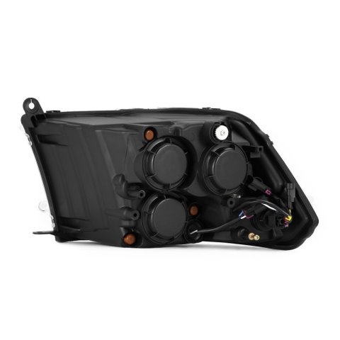 AlphaRex 09-18 Dodge Ram 1500HD NOVA LED Projector Headlights Plank Style Design Gloss Black w/DRL thumbnail 7
