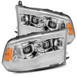 AlphaRex 09-18 Dodge Ram 1500HD PRO-Series Projector Headlights Plank Style Chrome w/Seq Signal/DRL thumbnail 2