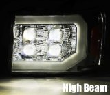 AlphaRex 07-14 GMC 2500HD NOVA LED Proj Headlight Plank Style Matte Blk w/Activ Light/Seq Signal/DRL thumbnail 9