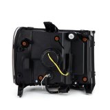 AlphaRex 07-13 GMC 1500HD NOVA LED Proj Headlights Plank - Jet Black w/Activ Light/Seq Signal/DRL thumbnail 4
