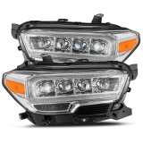 AlphaRex 16-20 Toyota Tacoma NOVA LED Projector Headlights Plank Style Chrome w/Activation Light thumbnail 3