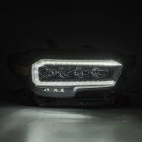AlphaRex 16-20 Toyota Tacoma NOVA LED Projector Headlights Plank Style Chrome w/Activation Light thumbnail 7
