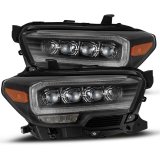 AlphaRex 16-20 Toyota Tacoma NOVA LED Projector Headlights Plank Style Black w/Activation Light thumbnail 2
