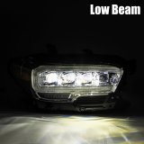 AlphaRex 16-20 Toyota Tacoma NOVA LED Projector Headlights Plank Style Black w/Activation Light thumbnail 5