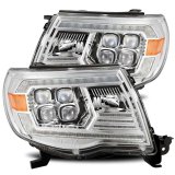 AlphaRex 05-11 Toyota Tacoma NOVA LED Projector Headlights Plank Style Chrome w/Activation Light/DRL thumbnail 3