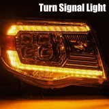 AlphaRex 05-11 Toyota Tacoma NOVA LED Projector Headlights Plank Style Chrome w/Activation Light/DRL thumbnail 4